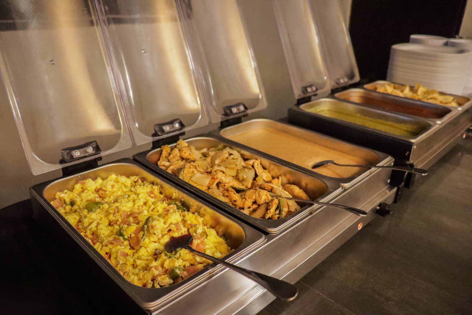 Buffet de desayuno, Hotel América Centro