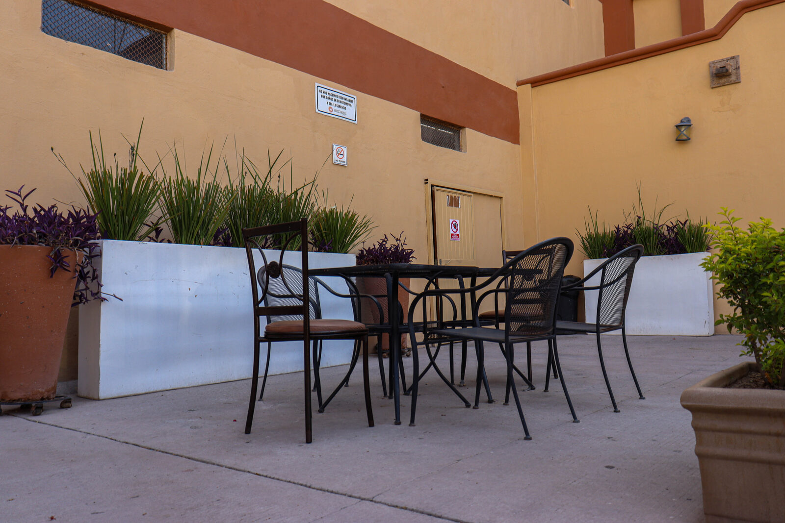 Área de descanso exterior